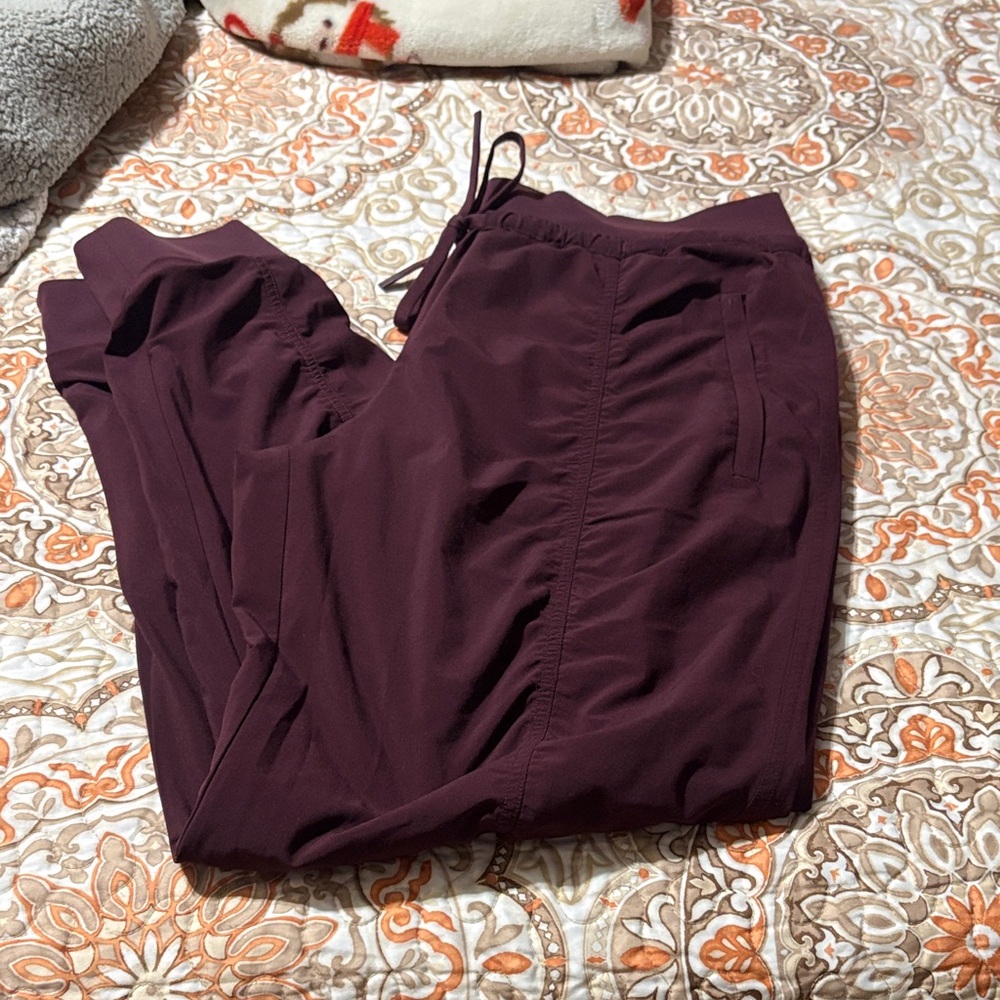 Plum Drawstring Jogger Pants- Athleta